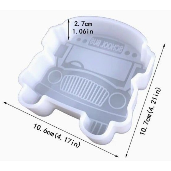 Freshie / Candle / Soap Silicone Mold School Bus - NIP - Picture 2 of 2